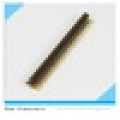 Nylon 1.27mm pitch right angle male female pin header with double row